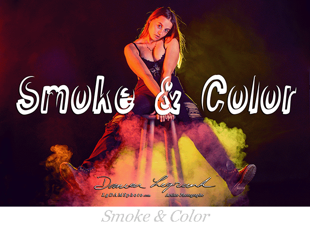 Shooting LgDAMSphoto "SMOKE & COLOR" par Damien Legrand photographe à Cognac en Charente, Nouvelle-aquitaine lgdamsphoto.com