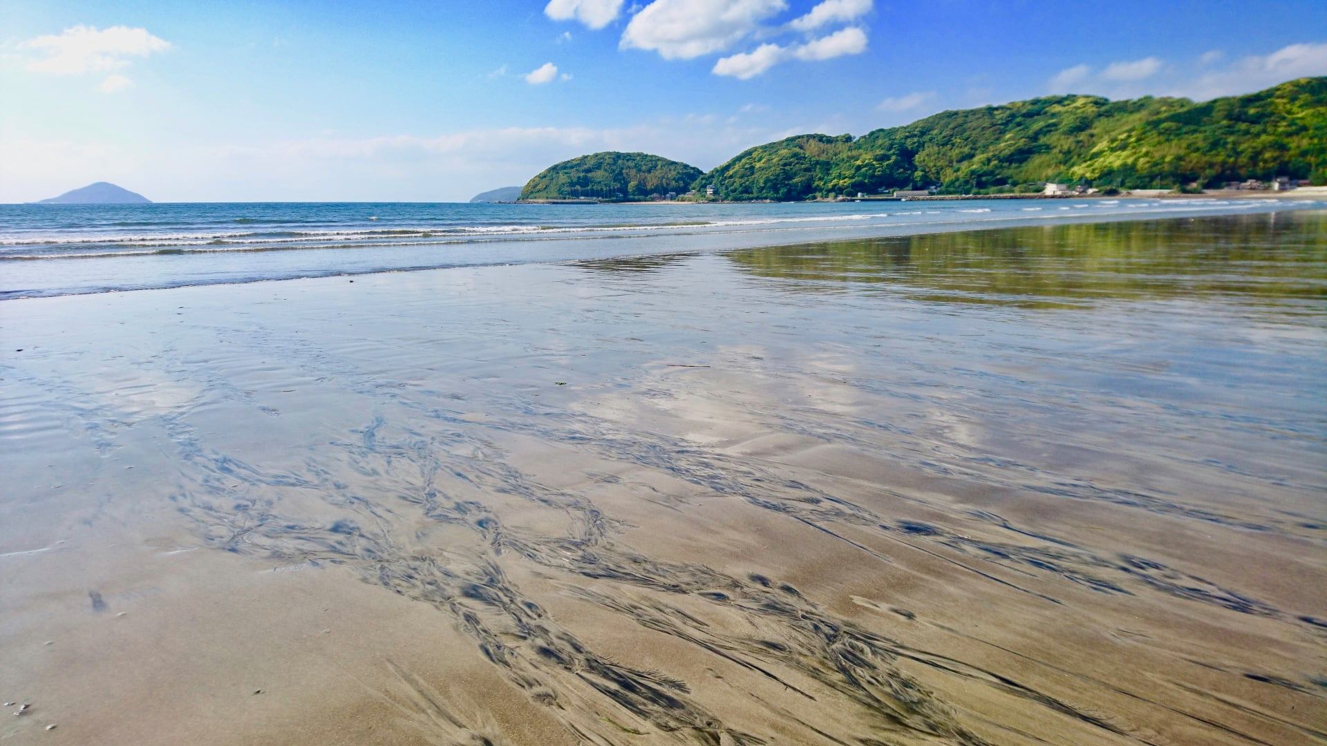 深江海水浴場 海の家bbq 駐車場 アクセス 福岡のウユニ塩湖 Fukae Beach Chinkaiseki Shrine