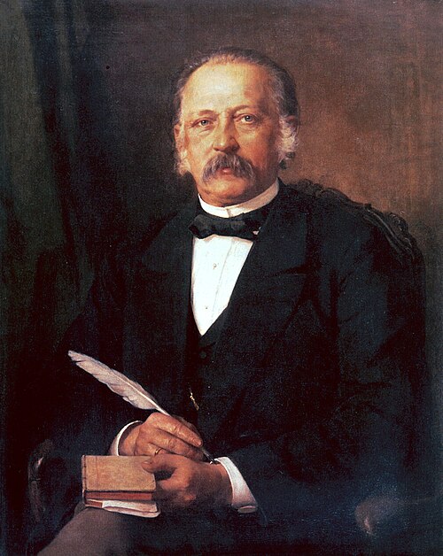 Theodor Fontane, Gemälde von Carl Breitbach 1883
