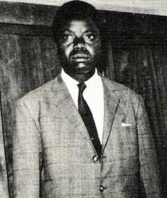 Der Rebellenführer von Katanga, Moise Tshombé.