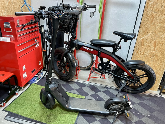 BLAZE KICKBOARD EV Lite スイッチボックス交換作業