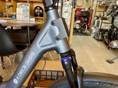 ADO Air 28 Pro ハンドルまわりの立ち上がり部分 アタッチメント取り付け