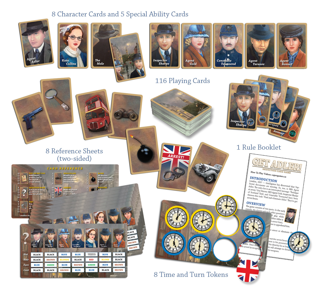 A Clever Hidden Identity Game Caper Games Awardwinning card and