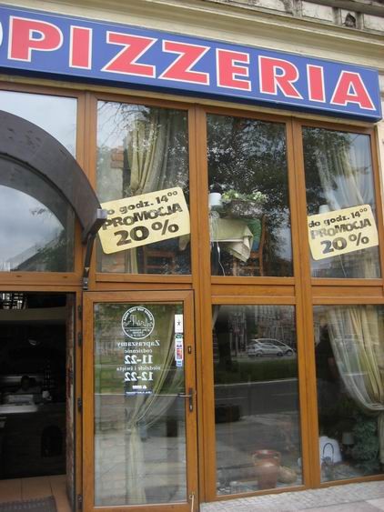 Die leckere Pizzeria in Stettin