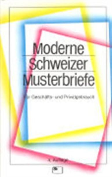 Lütscher Joos Martin Moderne Schweizer Musterbriefe