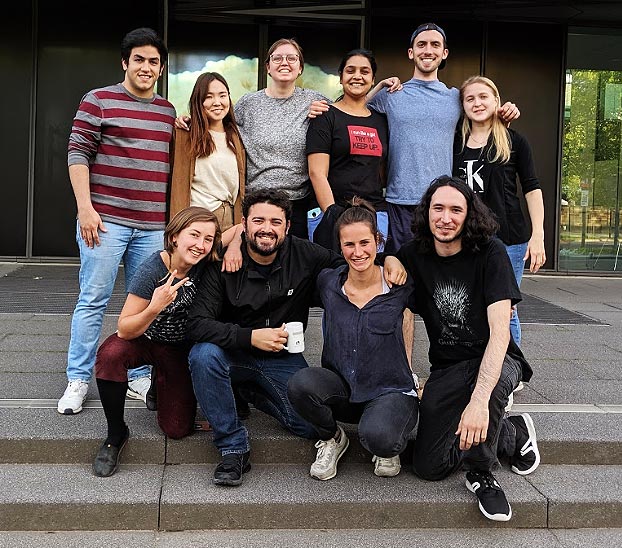 From left to right - Upper row: Behbood Moeini, Victoria Sarangova, Sophie-Luise Heidig, Nikitha Vavilthota, Juan Sebastian Eguiguren and Anastasia Kurzyukova - Lower row: Mara Müller, Pedro Guillem, Paula Santos Otte, Arnau Pérez Roig