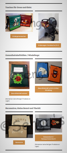 Senga's - Onlineshop für Blachenprodukte