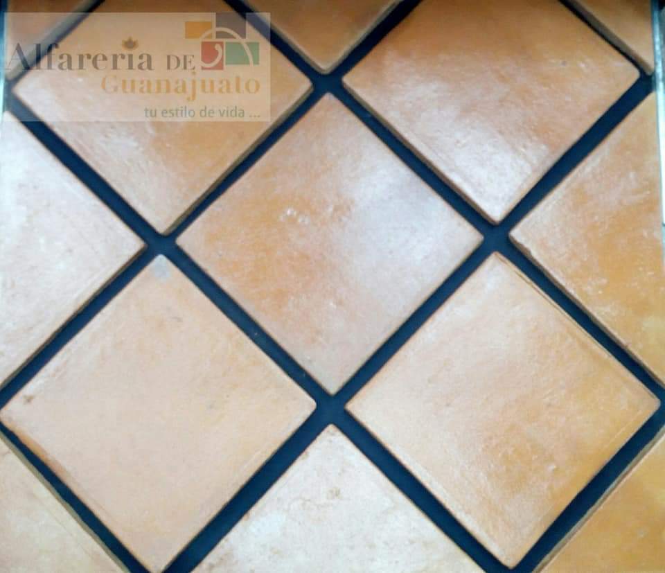 Piso de barro cuadro 20x20 