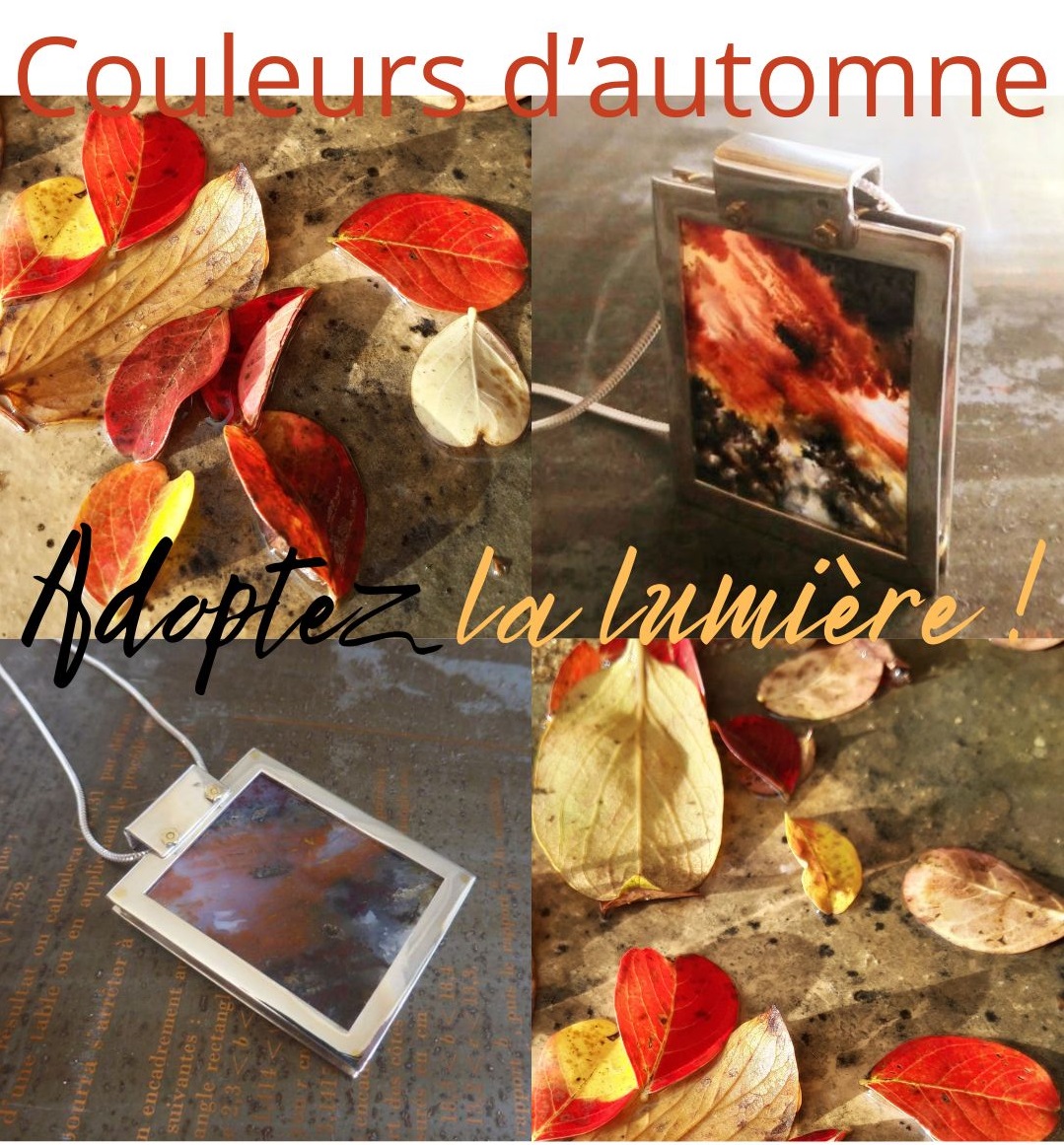 Lumières d'automne : conservez-les avec ce magnifique pendentif !