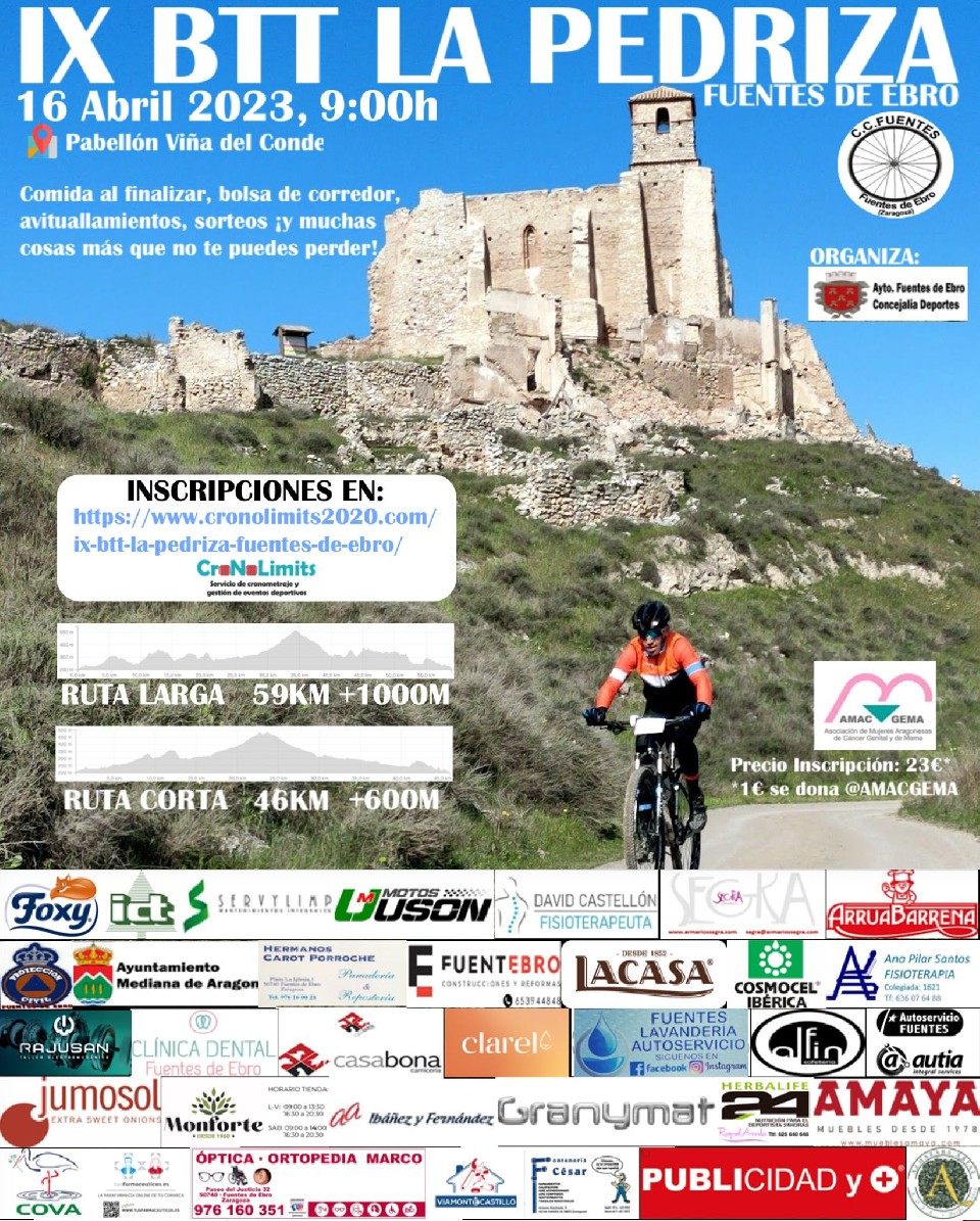 IX BTT LA PEDRIZA FUENTES DE EBRO