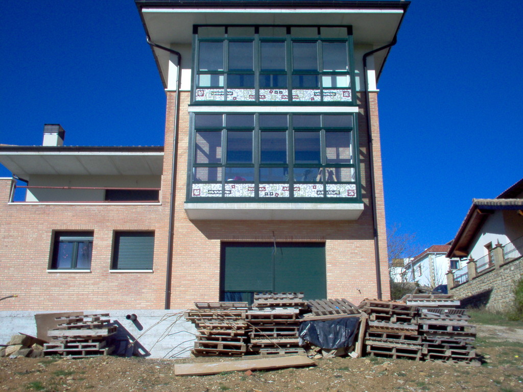 Mirador de PVC de Rehau en Mendívil (Navarra)