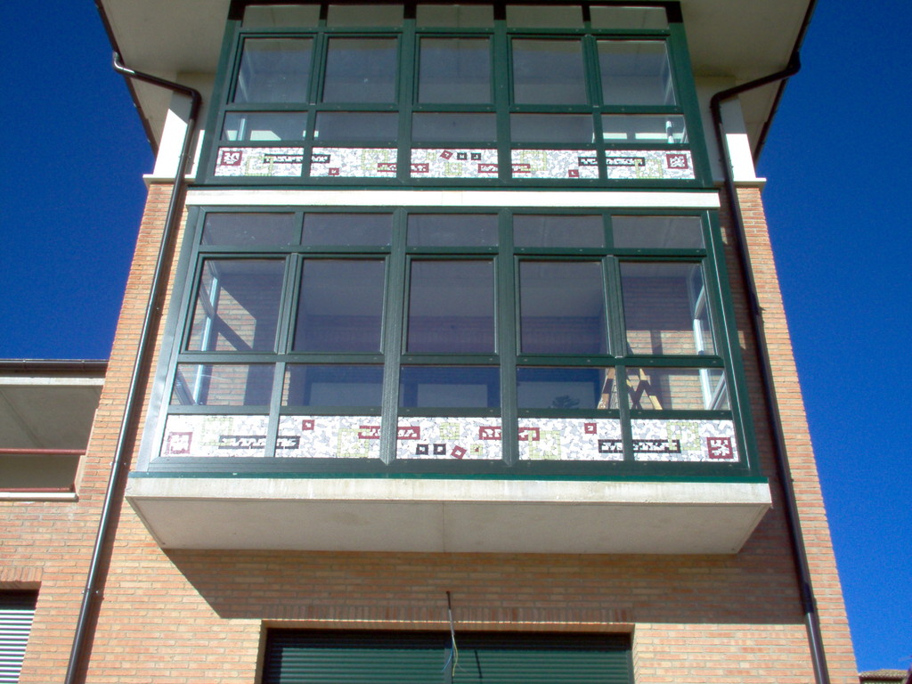 Mirador en PVC bicolor