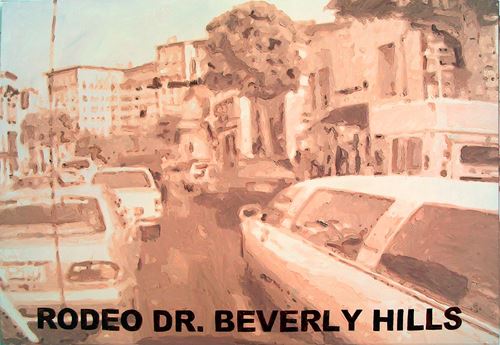 Berverly hills,  2006, huile sur toile, 87 cm x 122 cm