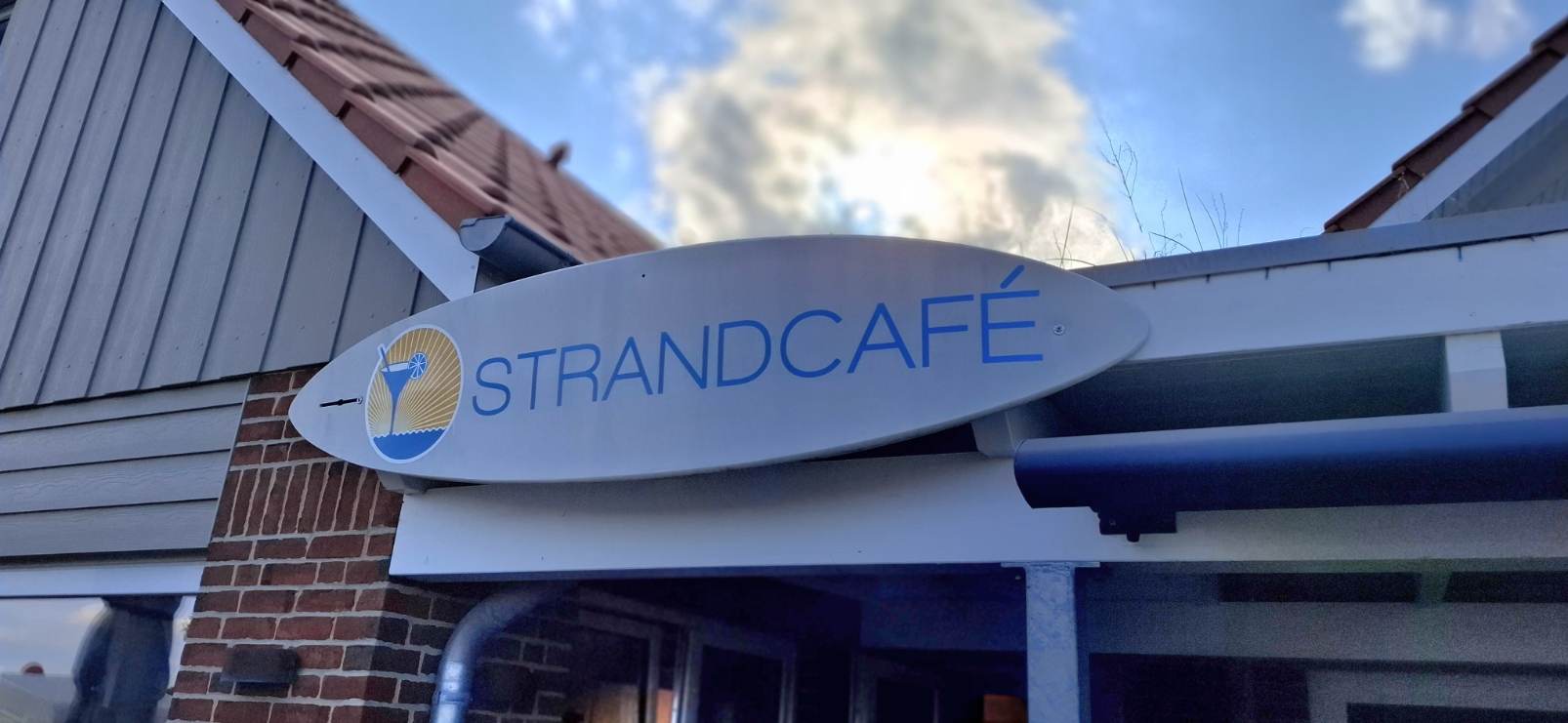 Das Strandcafé war wie immer gut besucht.