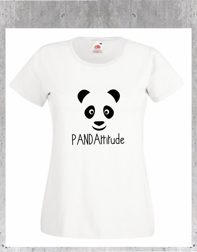 Tshirt panda pour femme tshirt message pour femme