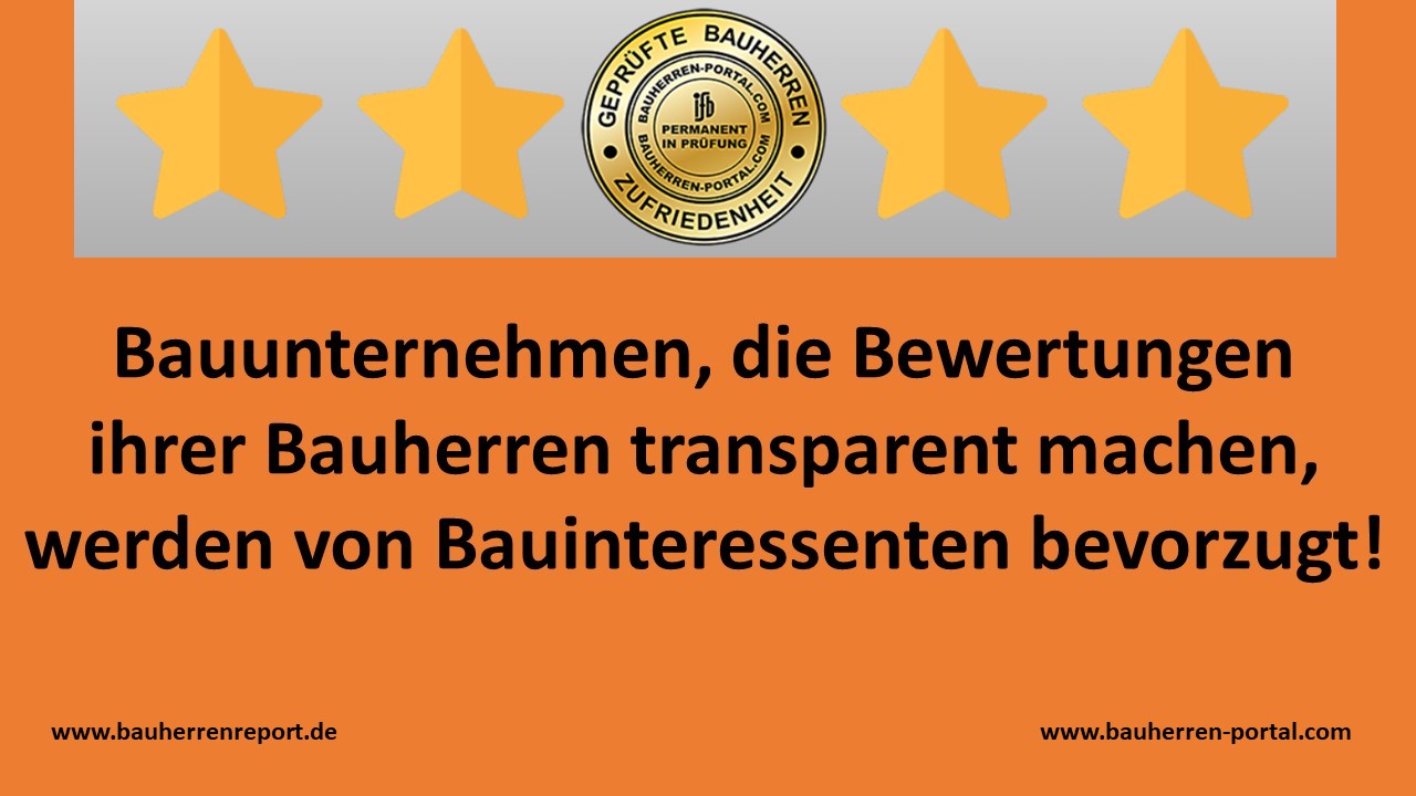 Verlässlichkeit des Bauunternehmens wichtiges Kriterium für die Erteilung des Bauauftrages