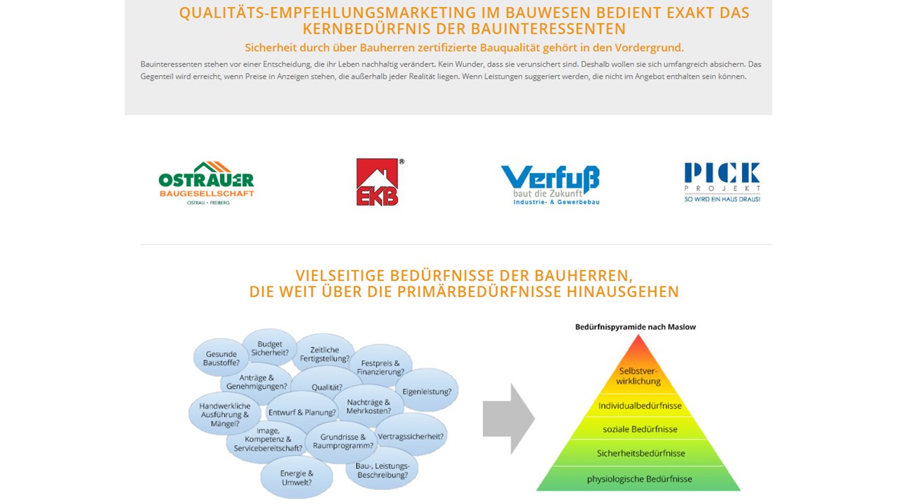 BAUHERRENreport GmbH: Bauinteressenten können Qualität von Bauunternehmen oft nicht erkennen