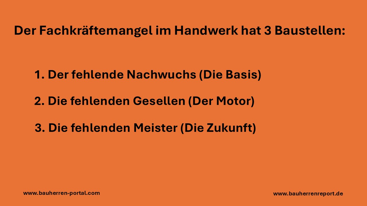 Im Handwerk fehlen nicht nur Meister und Gesellen, sondern auch Nachwuchskräfte