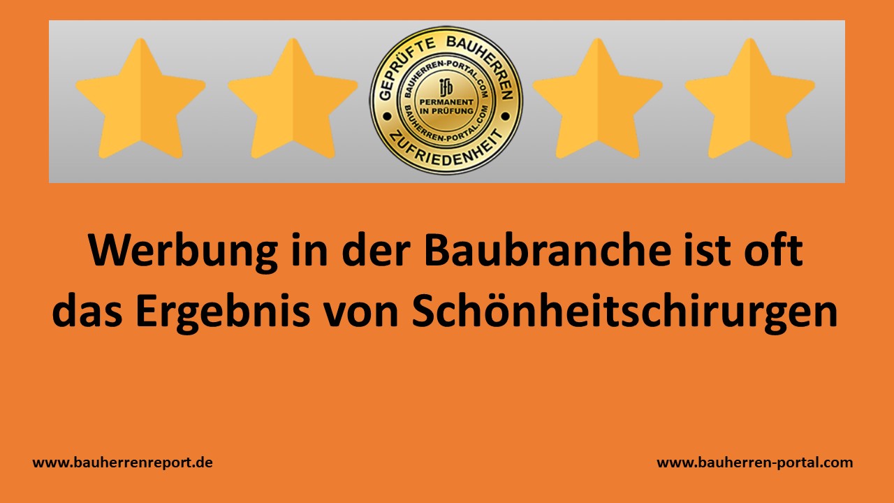 Bauinteressenten aus dem Hausbau werden mit Werbemitteln buchstäblich überflutet
