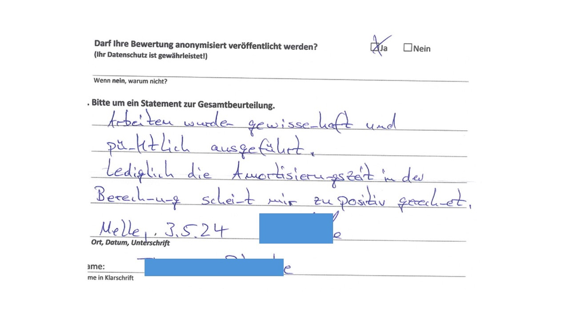Seriöse Qualitätsbewertungen von Handwerksunternehmen ziehen neue Interessenten an
