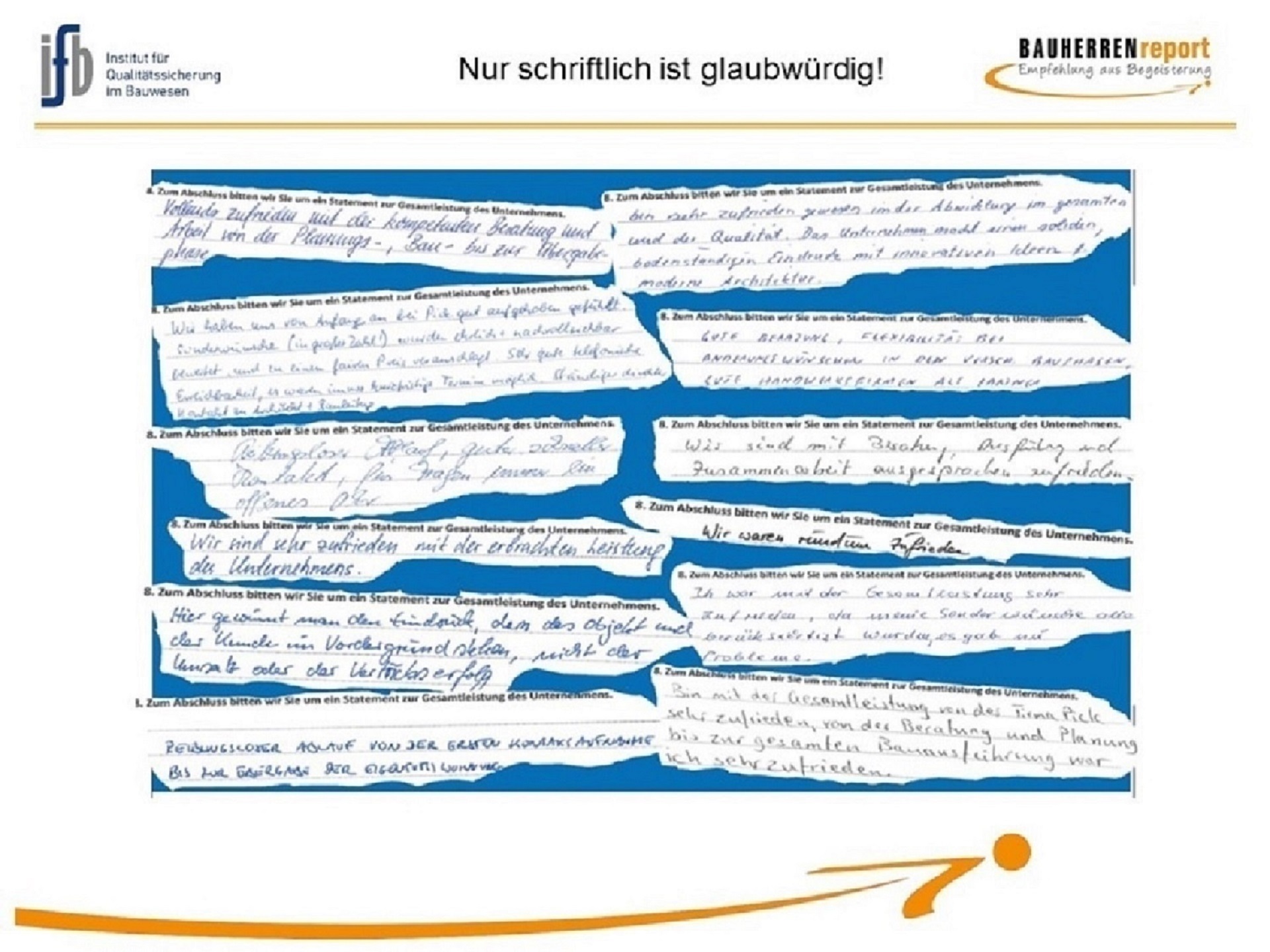 Kundenerfahrungen mit Handwerkern sind Vorbereiter für deren Erfolg