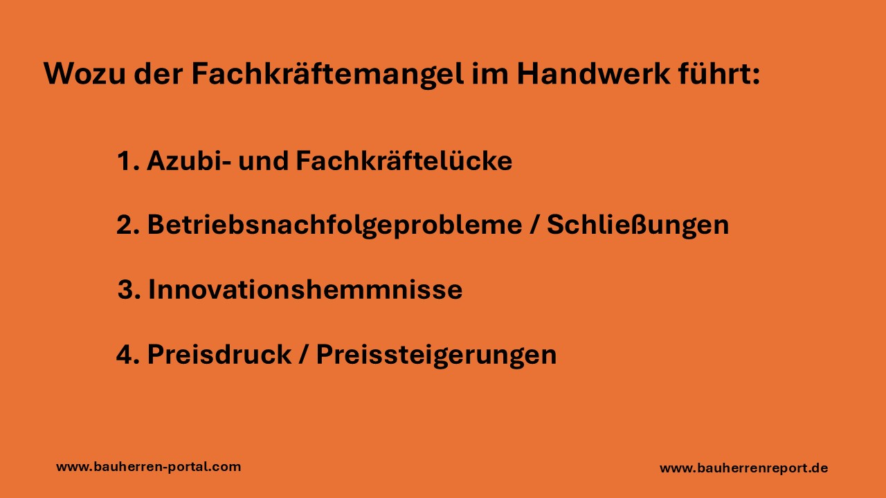 Der Fachkräftemangel trifft das Handwerk auch auf der Meisterebene