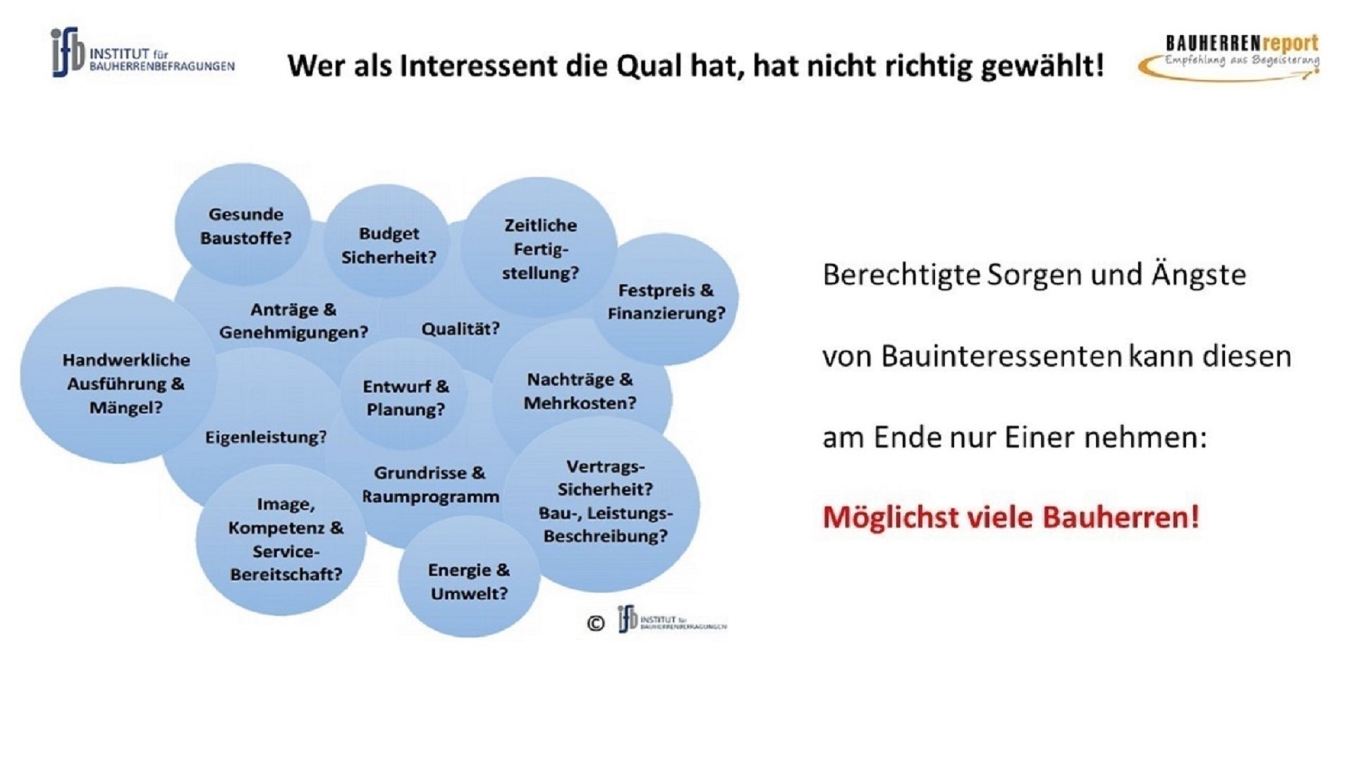 Deshalb legen Bauinteressenten großen Wert auf Bauherrenbewertungen