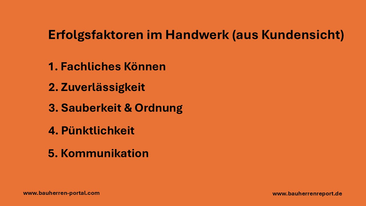 Wenn Kunde und Handwerker dieselbe Sprache sprechen, gewinnen alle Beteiligten