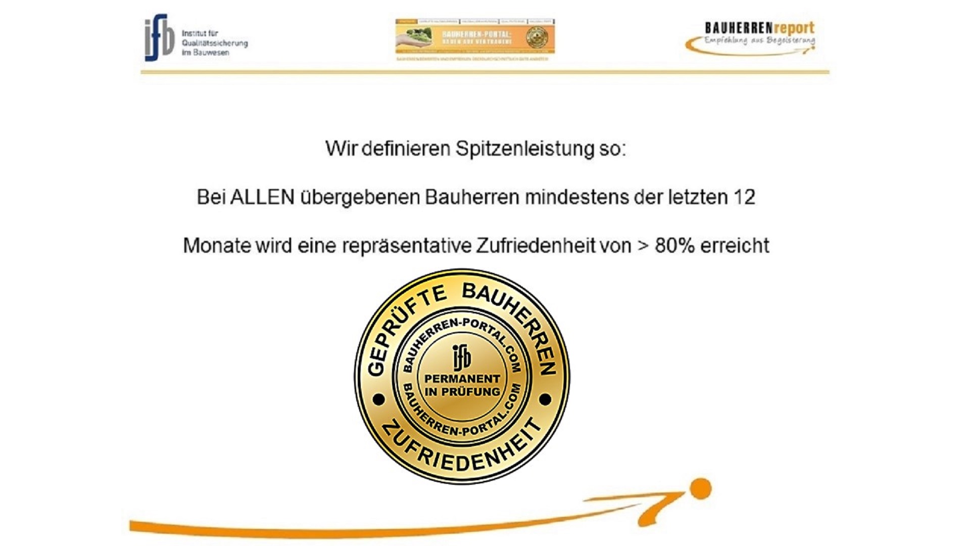 BAUHERREN-PORTAL unterstützt Qualitätsleistungen im Haus- und Wohnungsbau