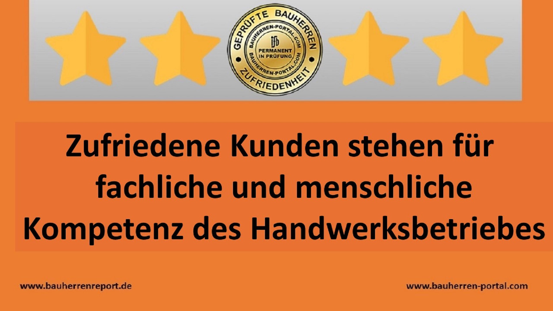 Ein Handwerksbetrieb mit hunderten begeisterten Bewertungen ist nicht der Billigste