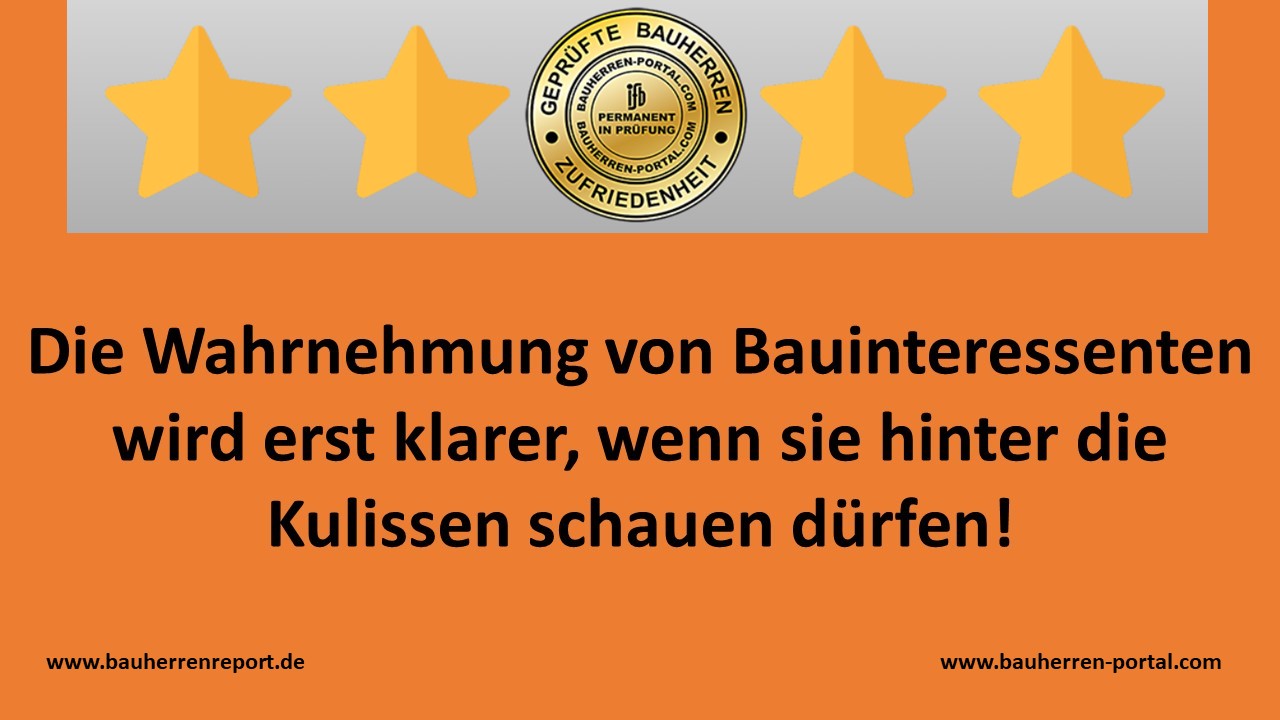 BAUHERRENreport GmbH: Mehr Umsatz über Bauherrenbewertungen machbar