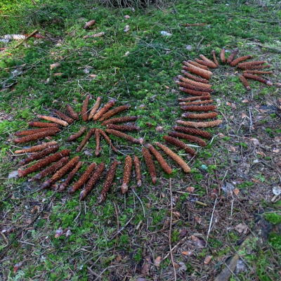 Ferienprogramm Bürmoos Torf-Glas-Ziegel-Museum Juli 2021 - Kunstwerke in der Natur - LandArt