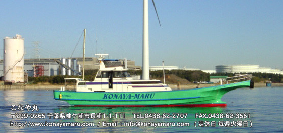 こなや丸 袖ヶ浦 長浦 千葉県釣り船ガイド