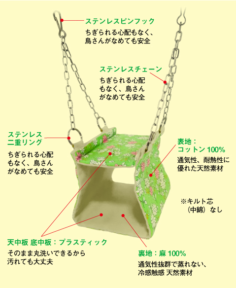 ステージ付涼感バードテント(夏用)図解