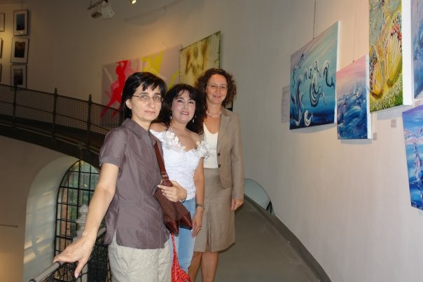 2009 Meral Barlas, Neşe Banu Argadal, İstem cırcıroğlu bei meiner Ausstellung Win