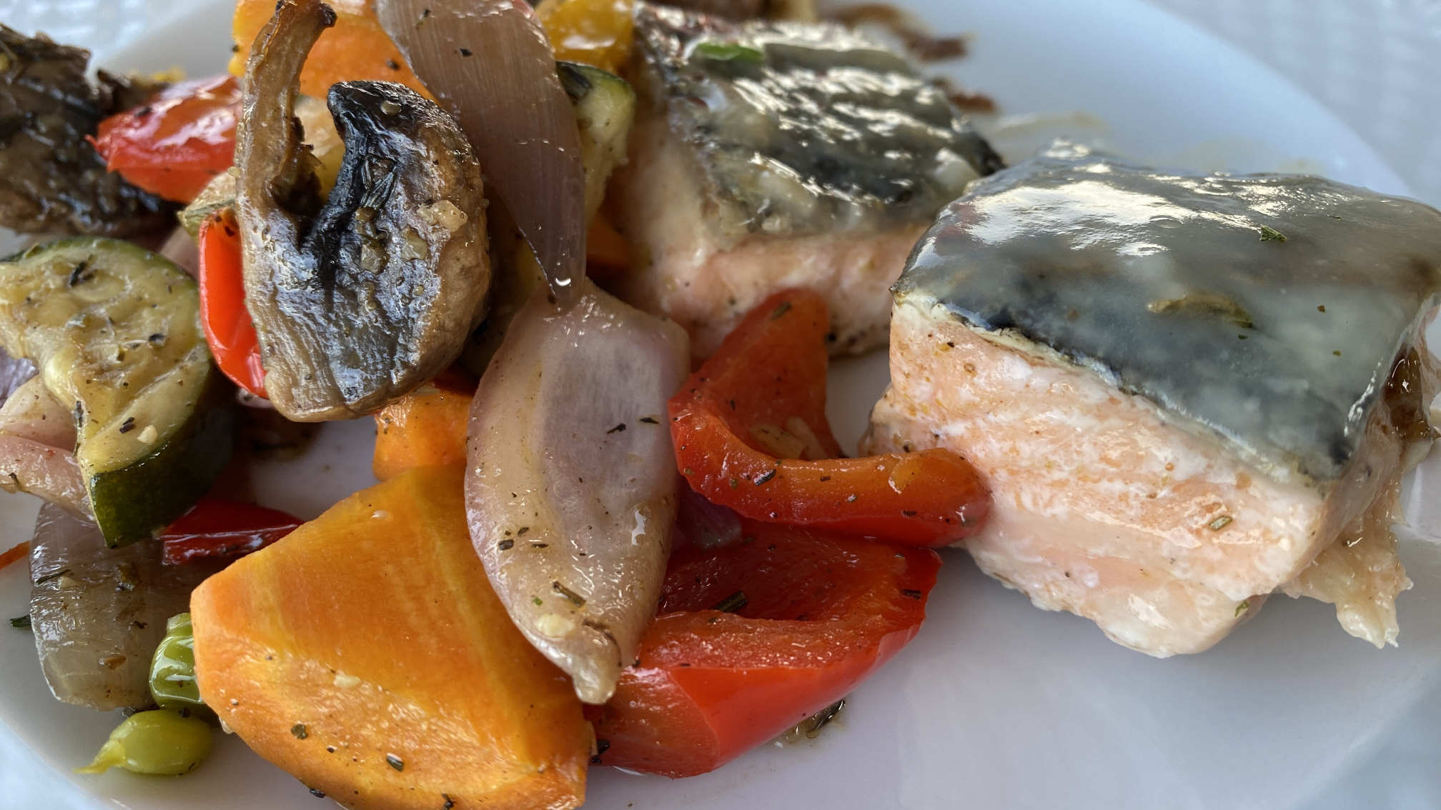 SALMON Lachs mit Grillgemüse