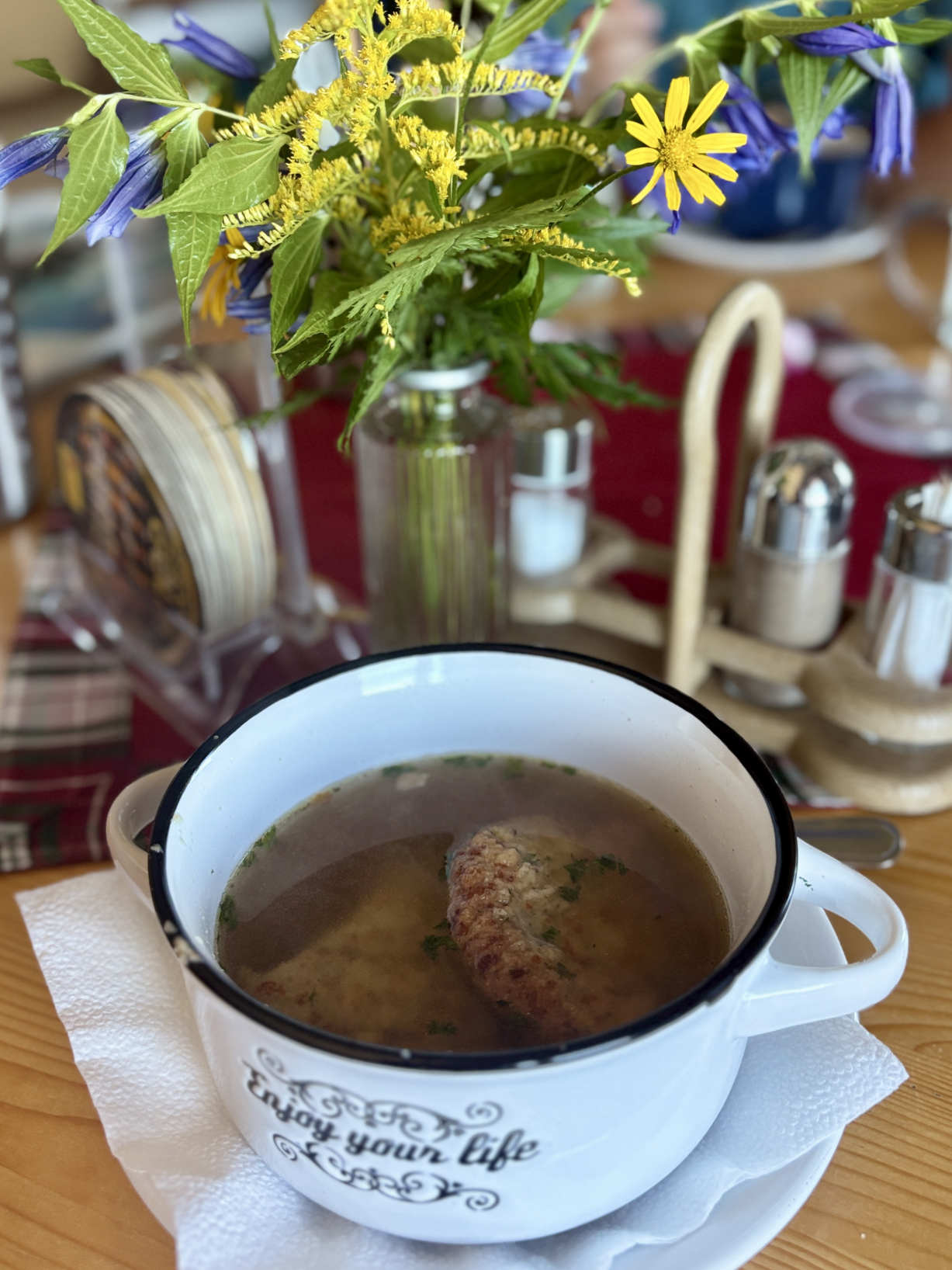 Kaspressknödelsuppe