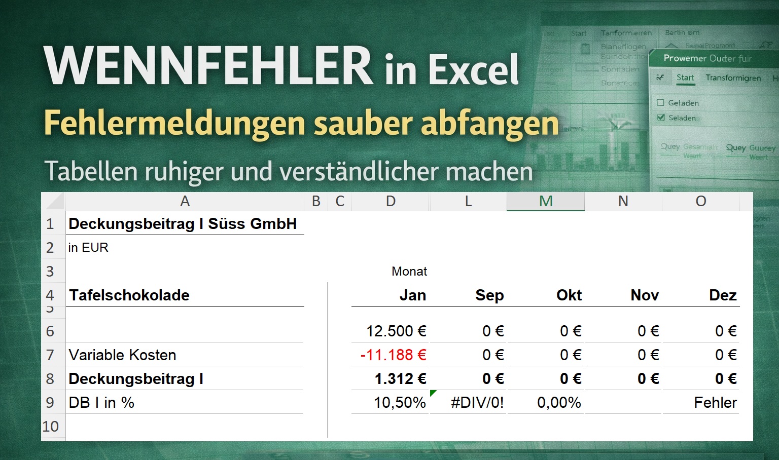 WENNFEHLER in Excel einfach erklärt – Fehlermeldungen in Stadtwerke-Tabellen sauber abfangen