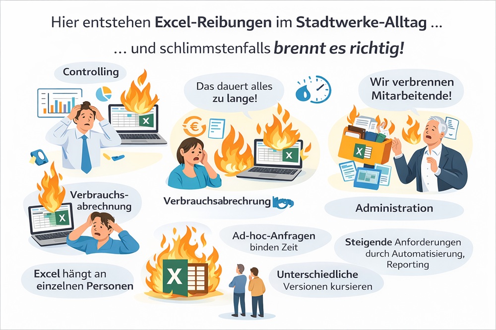 Wenn Excel Reibung erzeugt – und Stadtwerke anfangen, Wärme zu spüren