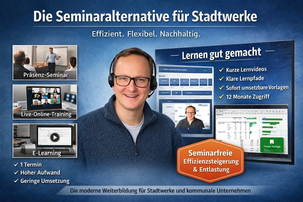 Die bessere Seminaralternative für Stadtwerke und kommunale Unternehmen