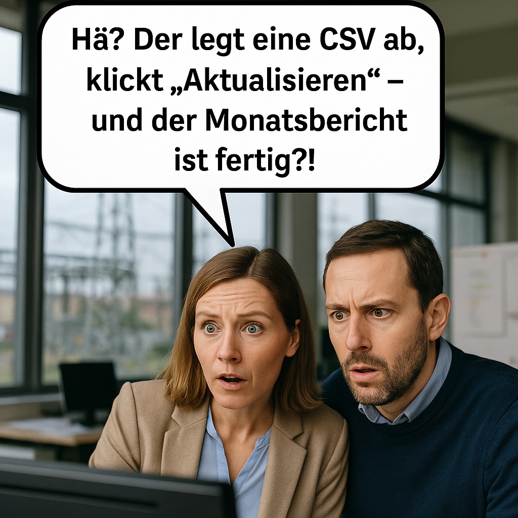 „Der klickt nur auf Aktualisieren – und zack, der Monatsbericht ist fertig?!“