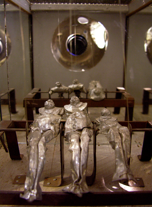 Jürgen Brodwolf, Bildhauer, Tubenfigur, Guckkasten