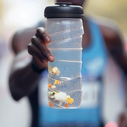 Spitzensportler beim Berlin Marathon mit DishDrink