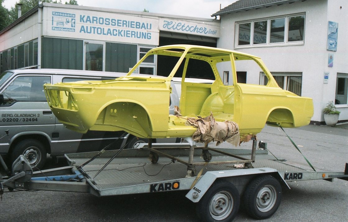 fertig zum Rücktransport