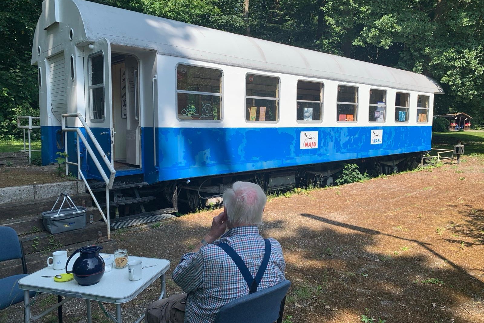 Restauration Eisenbahnwaggon