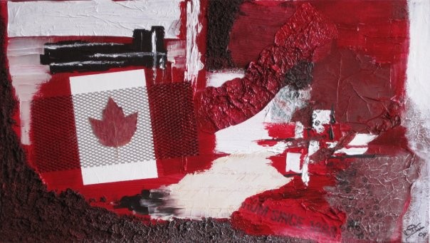 Canada  ·  40 x 80 cm  · Mixed Media auf Leinwand  ·  2009  ·  verkauft
