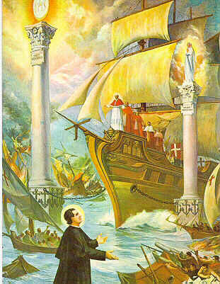 Sueño de Don Bosco: Los dos pilares