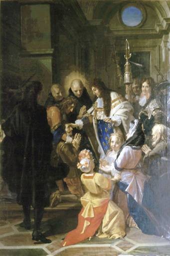 Le toucher des écrouelles, Jean Jouvenet (1690)