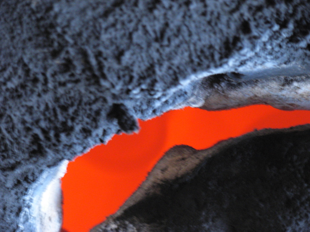 益子作家 須藤武雄 柿釉 赤絵方壷 益子焼 柿釉赤絵扁壷 須藤