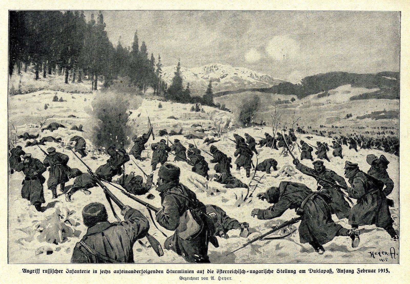 Russischer Angriff Dukla-Pass